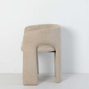 <span class=keywords><strong>Chaise</strong></span> <span class=keywords><strong>de</strong></span> salle à manger <span class=keywords><strong>scandinave</strong></span> moderne avec accent en tissu pour la maison, le bureau, le bar à domicile, les hôtels résidentiels - Product Image 3