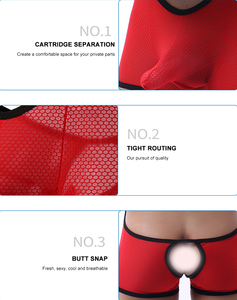 Mono bóxer erótico transpirable de una pieza para hombre Hygieia, diseño joven Sexy con tirantes, venta al por mayor clásica - Product Image 3