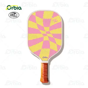 Orbia thể thao 2024 Hot Bán sợi carbon dưa bóng mái chèo biểu tượng tùy chỉnh tổ ong lõi pickleball Paddle Set