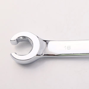 Clé à molette combinée en acier au carbone chromé personnalisable OEM taille industrielle 17mm boîte ouverte fin miroir polonais 6mm-32mm - Product Image 3