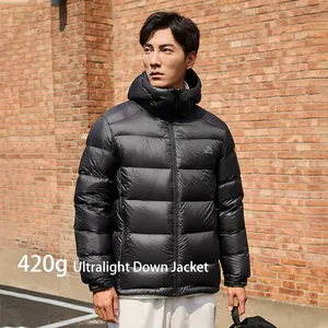PELLIOT White Goose Down TORAY Ultralight Down Jacket Coats New Outdoor Filling Power Packed Winter Windproof Hooded 1000 Men