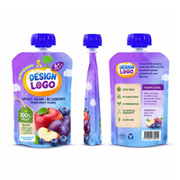 Nouvelle Arrivée YSH – Pochettes Doypack Personnalisées avec Logo pour Aliments Bébé, Jus, Boissons, Yaourts et Chocolats, avec Bec Verseur et Capuchon