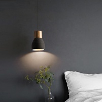 Îlot de cuisine moderne lampe décor à la maison 1 lumière 240volts edison ampoule zhongshan intérieure ciment béton pendentif lumière