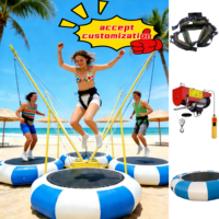Easyfun Fabricants de trampolines à bungee de haute qualité, équipement de location pour 1 ou 4 personnes, pour parcs d'attractions intérieurs pour enfants