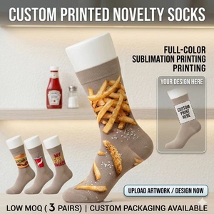 <span class=keywords><strong>Calcetines</strong></span> de moda con diseño de patatas fritas, <span class=keywords><strong>calcetines</strong></span> de dibujos animados, <span class=keywords><strong>calcetines</strong></span> deportivos de algodón para hombre, fabricante de <span class=keywords><strong>calcetines</strong></span> jacquard bordados. - Product Image 1