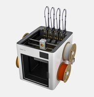 Imprimante 3D automatique FDM 4-en-1 Snapmaker U1 avec filament PLA de 1,75 mm, connectivité USB, garantie d'un an