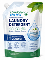 Détergent à lessive liquide ultra concentré, écologique et puissant, pour éliminer les taches tenaces et les nettoyer en profondeur