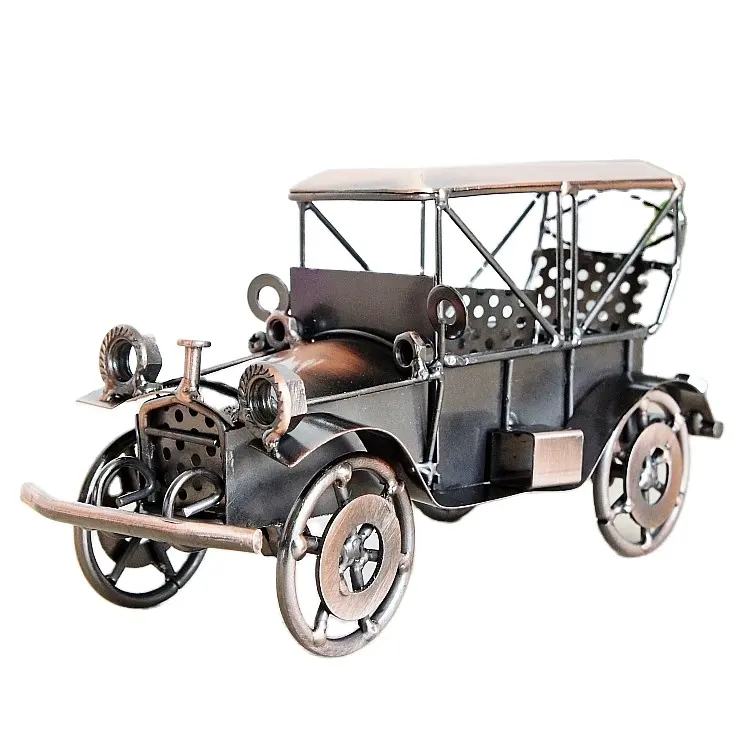 Wholesale Iron Craft Vintage Diecast car model Vehicles Model Home Decoration Toy Car