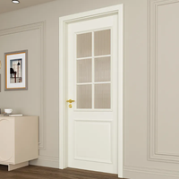 Portes intérieures en bois et verre de conception française, automatiques, insonorisées, sur mesure, marque privée, pour salle de bain, cuisine, chambre, armoire