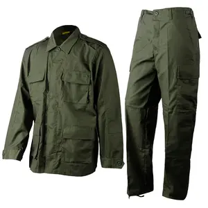 Atacado bdu uniforme verde-Bdu roupas verdes do exército camuflagem militar uniforme
