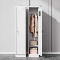 Armoire de rangement individuelle moderne en acier durable avec serrure et grande capacité pour les travailleurs en dortoir