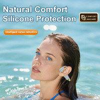 Écouteurs à conduction osseuse DG05 IPX8 étanches, écouteurs sportifs sans fil à oreille ouverte avec lecteur MP3 intégré pour la natation et la course à pied