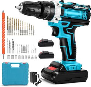 Perceuse-visseuse sans fil professionnelle NEOBRISKEN 20V, moteur sans balais, kit avec mandrin auto-serrant, couple élevé, 2 vitesses, lumière LED, compatible OEM N721 Ta - Product Image 1