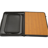 Nouvelle petite table en aluminium pliante portable en plein air Table en métal de camping Table de gril en maille