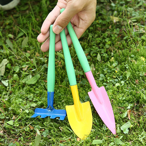 Mini Three Piece <b>Garden</b> <b>Tools</b> <b>Set</b> Plastic Lightweight For Home Planting Care - Product Image 1