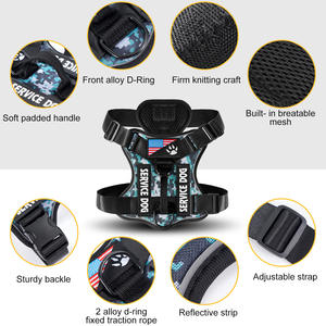 Harnes anjing sistem Oxford MOLLE, ransel cocok berburu bernapas tahan lama Pet rompi <span class=keywords><strong>Harness</strong></span> anjing luar ruangan - Product Image 6