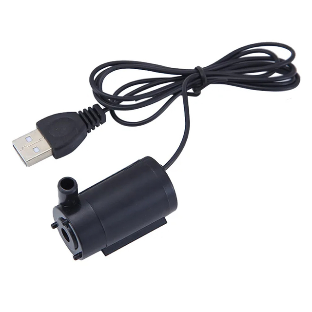 DC 3V-5V USB Micro Submersible Mini Water Pump for Aquariums Fish Tank Rockery Fountain Hydroponics Matching Water Pipe