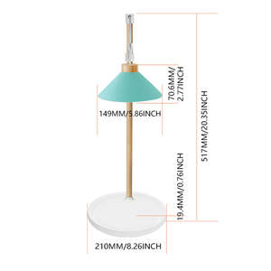 Kit de culture de <span class=keywords><strong>cactus</strong></span> avec lampe de table à base en bois réglable en hauteur J&C Minigarden 9w, kit de démarrage de jardin d'herbes écologique - Product Image 4