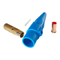 CHENF High Current 150A 200A 400A Line Rouge Jaune Vert Bleu Noir Com-lock Connecteur Socket Plug Single Core Copper Terminal