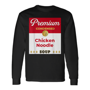 T-shirt a maniche lunghe con stampa Chicken Noodle Soup, costume per le vacanze, abbigliamento di gruppo - Product Image 2