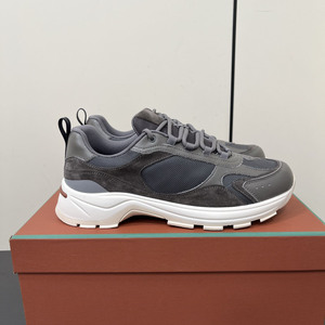 Chaussures décontractées haut de gamme pour hommes, vente en gros d'usine, style polyvalent et tendance avec design patchwork en cuir véritable - Product Image 6