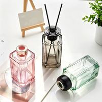 Bouteille en verre vide de style nordique vintage 100ml 200ml pour diffuseur à bâtonnets d'aromathérapie DIY et décoration d'intérieur
