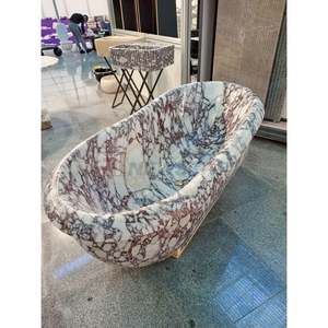 Newstar lujo moderno Calacatta Breccia <span class=keywords><strong>Capraia</strong></span> bañera baño europeo Hotel-estilo adulto-tamaño Calacutta Viola mármol bañera - Product Image 3