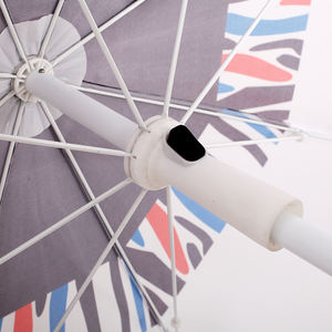 Высококачественный компактный кружевной пляжный зонт, современный дизайн, печатный Солнечный зонт для пляжного парка и ресторана, сделано в Китае - Product Image 6