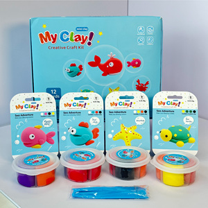 Argile à texture lisse sur le thème de l'aventure en mer, qualité supérieure, argile à séchage à l'air pour les activités préscolaires - Product Image 1