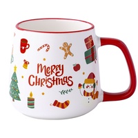 Tasse en céramique personnalisée de haute qualité, motif dessin animé, fabriquée en Chine, idéale comme cadeau de Noël, Halloween ou Pâques, souvenir de vacances