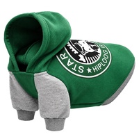 Neuer Happy Custom Premium Baumwoll-Haustier-Hoodie Hundebekleidung Hochdichter Siebdruck Katzenpullover Winddichter Pullover Zubehör