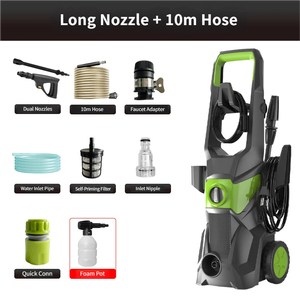 Idropulitrice ad Alta <span class=keywords><strong>Pressione</strong></span> 220V, Macchina Automatica Portatile per Lavaggio Auto, Alta <span class=keywords><strong>Pressione</strong></span> per Uso Domestico - Product Image 5