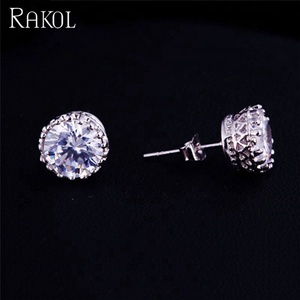 RAKOL EP398 <b>Stud</b> Women Cubic Zirconia <b>Earrings</b> fashion Jewelry - Product Image 6