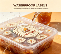 Pegatinas Adhesivas de Vinilo PVC Holográfico Brillante, Ecológicas, Duraderas, Personalizables, de Grado Alimenticio, Resistentes al Aceite y al Agua