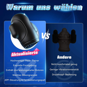 Addestratore vibratore uomo 4-in-1 10-vibrazione giocattolo sessuale controllato da App con stimolatore glande per set di vibratori masturbatori uovo - Product Image 6