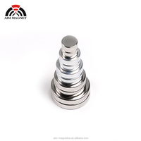 Süper güçlü yuvarlak neodimyum disk manyetik malzeme kalıcı D12 d66 dc motor mıknatıs