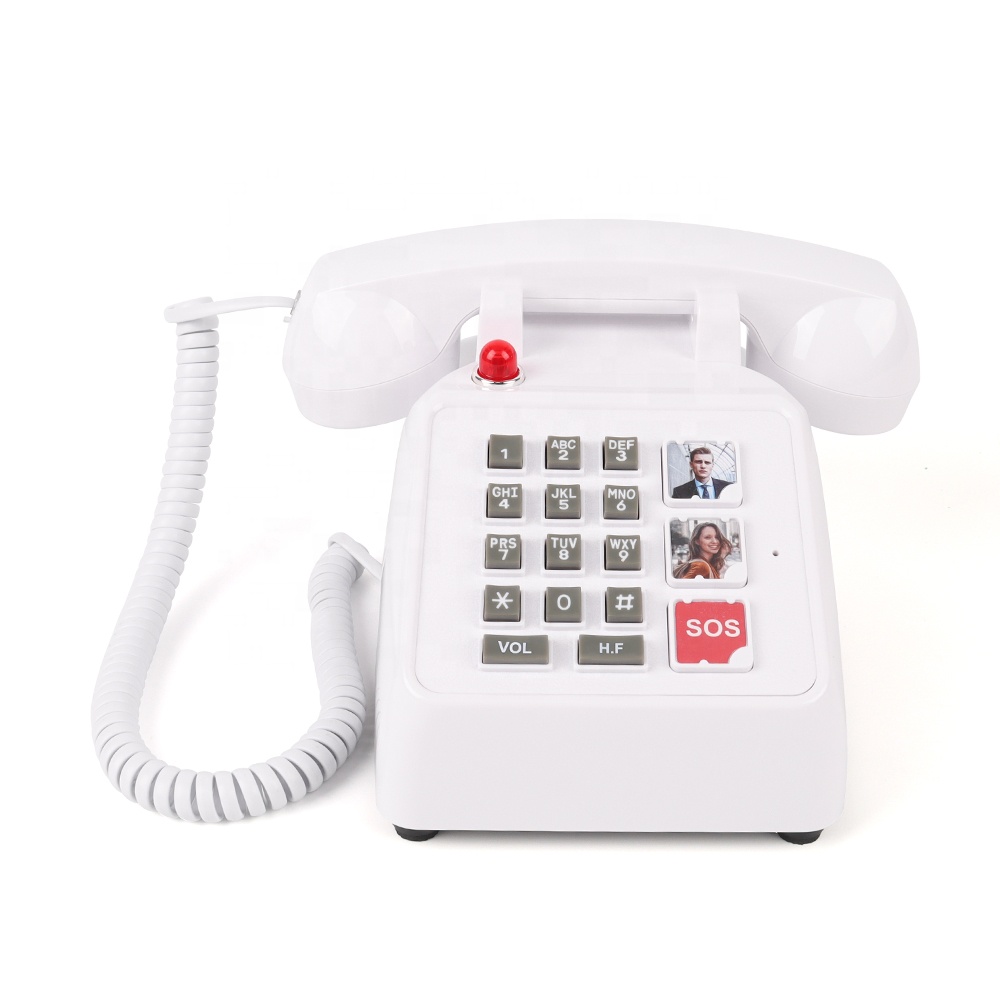 Telefone antigo Estilo Europeu Vintage Telefone Retro Fixo Telefones Decoração O