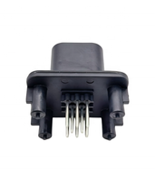 Lanshuo 776275-1/776276-1 Industrielle 8-polige Steckverbindung für den Innenbereich, IP65, 250V, 10A, 4,0mm Rastermaß, verzinntes Messing