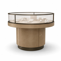 Comptoir de présentation de bijoux en verre avec tiroirs de rangement, vitrine de luxe pour montres, table d'exposition pour boutique