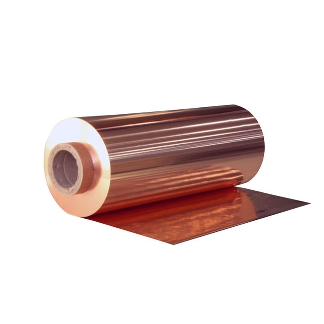 Thin Foil for Lithium Batteries with Back Adhesive Conductive Copper Strip Roll