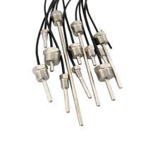 Sonde étanche PT100 de marque JH, en acier inoxydable, filetée, fixe, tailles 1/8\", 1/4\", 3/8\", 3/4\", résistance thermique au platine, capteur NTC