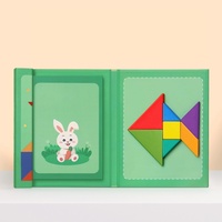 Papan Puzzle Jigsaw Aktivitas Pembelajaran Pola Bentuk Kayu Mainan Puzzle Balok Tangram Alat Bantu Intelektual Pengajaran Pendidikan Dini