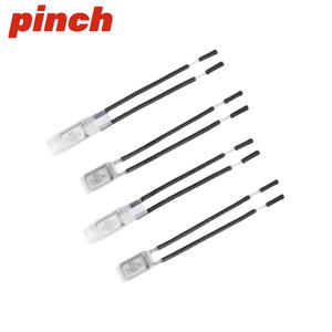 Protector Térmico de Motor Pinch 17AM, 60°C~180°C, 10A, Interruptor de Temperatura Normalmente Cerrado con Funda de Goma - Product Image 1