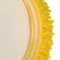 Tampon en laine 3 ''Hook & Loop Grip, pour polisseuse, tampon de précision automobile, matériau 100% laine