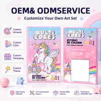 Ensemble de peinture, fournitures artistiques, ensemble artistique 48 pièces, De Arte pour enfants, boîtes de couleurs pour enfants, ensembles de coloriage professionnels LT73401