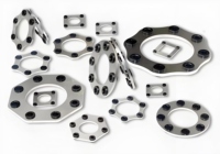Accouplements à disque à diaphragme flexible à six trous, haute performance, en acier 304, composants élastiques universels, structure compacte OEM
