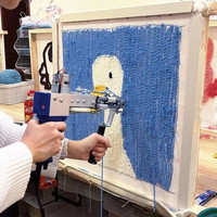 Fil de coton laitier 8 brins 400g pour machine à tufter, 90 couleurs, pour projets de tricot, crochet et artisanat, fil en cône Knit Picks