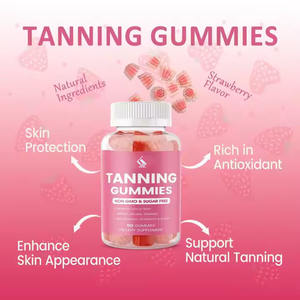 OEM ODM Best-seller Gummies de bronzage quotidien sans soleil Suppléments autobronzants avec astaxanthine et vitamines Supplément de santé - Product Image 4