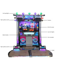 Machine de jeu vidéo de danse à pièces, simulateur d'amusement, arcade, musique, danse