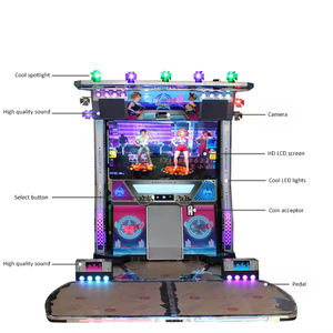 Machine de jeu vidéo de danse à pièces, simulateur d'amusement, arcade, musique, danse - Product Image 6